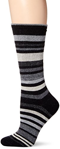 No nonsense Women's Flat Knit Wool Stripe Boot Sock