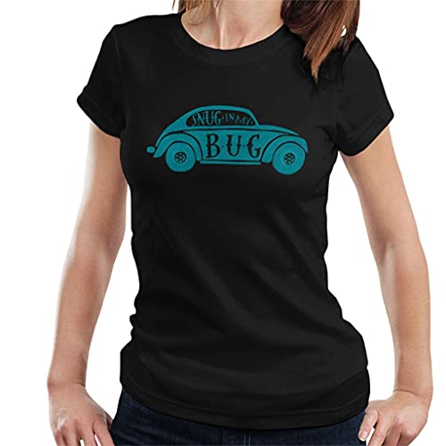 Volkswagen Beetle Snug in My Bug Women's T-Shirt Black