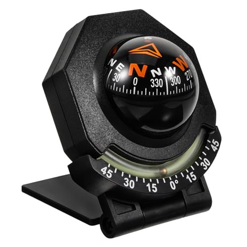 TOYANDONA Car Compass Ball for Dashboard Automotive Compass for Easy Navigation for Cars and Boats Durable and Stylish Car Decoration
