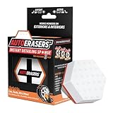 AutoERASERS™ Instant Detailing Car Bikes Wash Sponge, Non-Scratch Car Cleaning Sponge, Dual-Sided Auto Cleaning Sponges Pre-Moistened and Portable for On-The-Go Use, Pack of 3