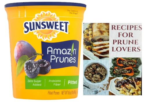 Sunsweet Prunes, Pitted Prunes, 16 oz Canister