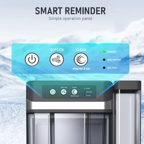 Máquina de Hielo Portátil con Tanque 3L y 40 Lbs/24h miniatura 3