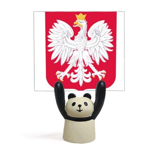 Panda porte-mémo de la Pologne pour organiser votre espace de travail