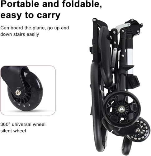 Image of Suicune Lightweight Stroller, Baby Stroller for Toddler, Foldable Compact Stroller,Compact Design for Airplane, Car, and Outdoor Use