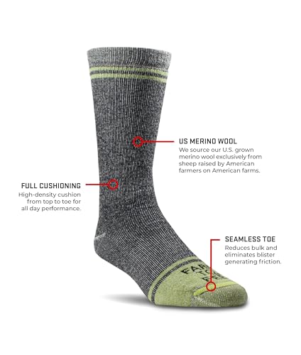 Farm to Feet St. Louis Full Cushion Extended Crew Merino Wool Socks2