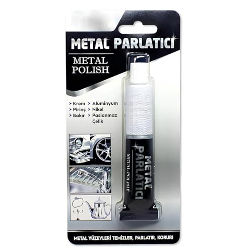 Metal Parlatıcı 40 Gram Krem Temizle Parlat Koruma Nikel Gümüş Alüminyum Bakır Prinç Cilalama 1 Adet