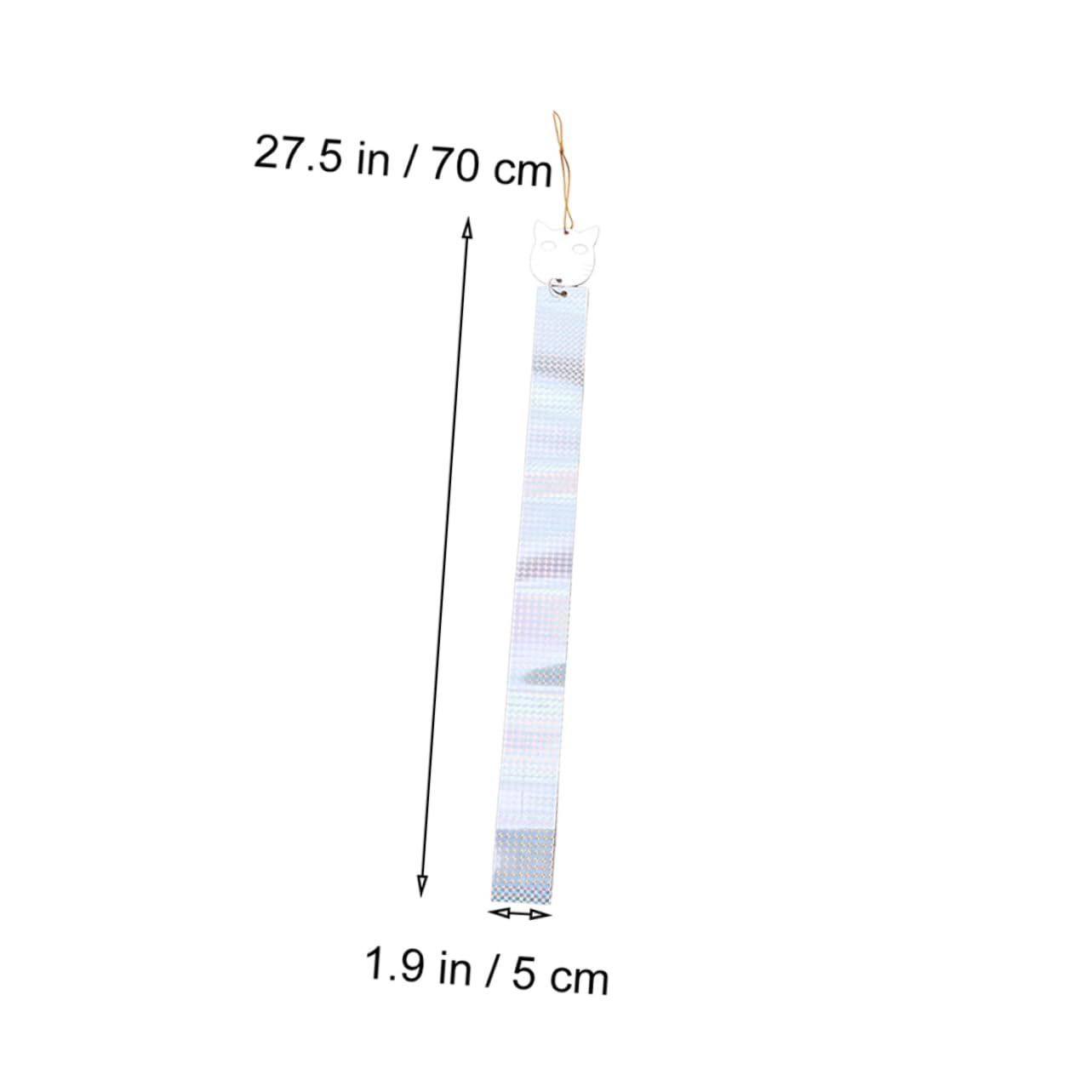 TOYANDONA 2 Set Nastro di Respingere Gli Uccelli Nastro Spaventoso Nastro A Nastro Deterrente Nastro per Uccelli Nastro Repellente per Uccelli Riflessivo Nastro per Aquiloni 5 Pezzi*2