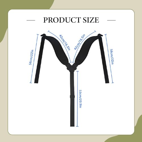 Correa para bolsa de golf acolchada portátil impermeable Gralara 2