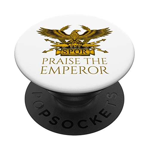 Roman Empire - Praise The Emperor - Legionary Eagle SPQR PopSockets Swappable PopGrip