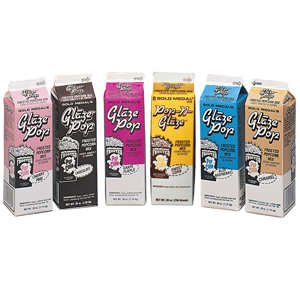 Amazon.com : Blue Raspberry Glaze Pop w/ (12) 28 oz Cartons : Grocery ...