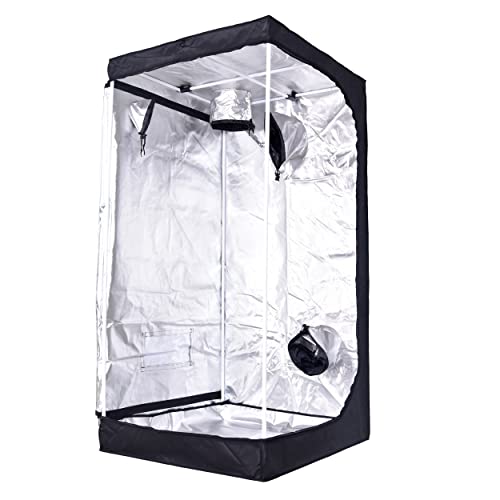 Grow Tent 36"X36"X72" 600D Mylar Hydroponic High Reflective Grow Tents For Indoor Plant Growing 3X3 #TOP1