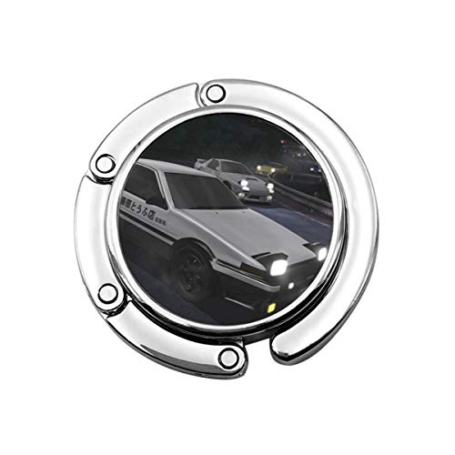 Preisvergleich Produktbild Klappbare Handtaschenhaken mit Initial D, 2er-Set Aufhänger für Faltbare Tischaufhänger für Damen