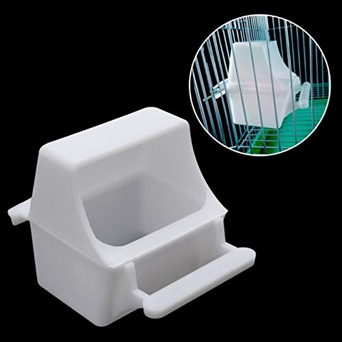 Alimentador de aves con caja protectora de agua y comida para periquitos y ninfas 5
