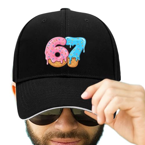 Casquette confortable crème glacée 67 avec fermeture réglable et visière protectrice