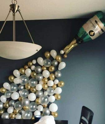 Balloonistics Large Champagne Wine Glass and Champagne Bottle Shaped Balloons 36 Inches - Image 8 thumbnail