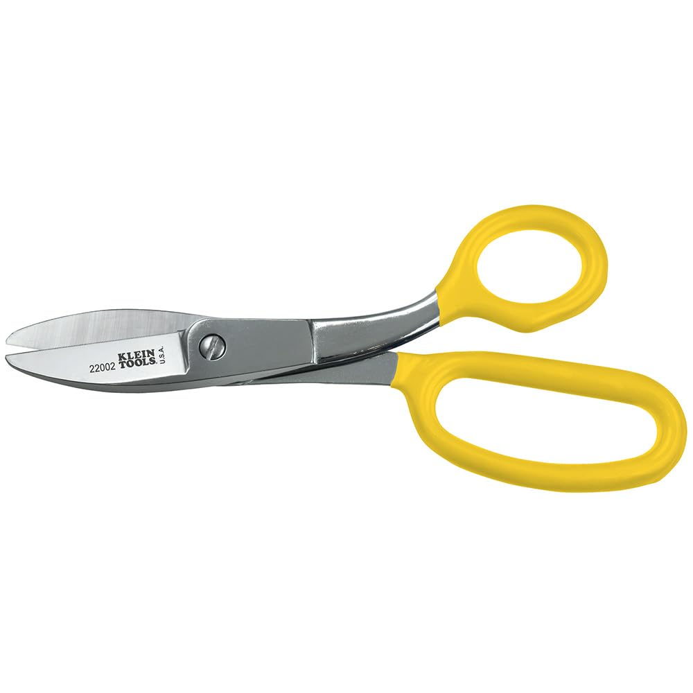 22002 Scissors, Broad Blade Utility Shear Cuts Anything from Rubber to Metal, with Extended Handled, Serrated Blade, 8.5-Inch