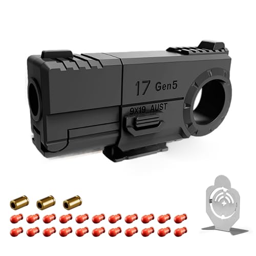 HNSYPX Fidget Soft Bullet Guns Toy +20 Weiche Kugel,Kreativ Anti Stress...