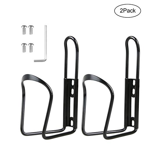 Water Bottle Cage - Lightweight Alloy Aluminum Water Bottle Holder for Bike