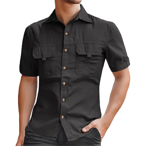 Haut de plage pour homme : chemise imprimée Hawaii contre la chaleur estivale