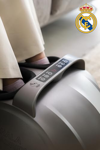 REAL MADRID | RM COMFORT Masajeador eléctrico de pies oficial del REAL MADRID | Masaje 360º con Presoterapia I Compresión | Circulación de pies cansados | Panel de control sencillo - imagen 5