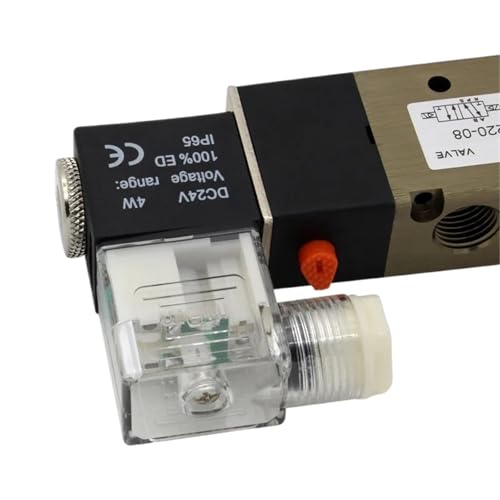Électrovanne pneumatique 4V220-08 à commande interne pour un contrôle d'air fluide