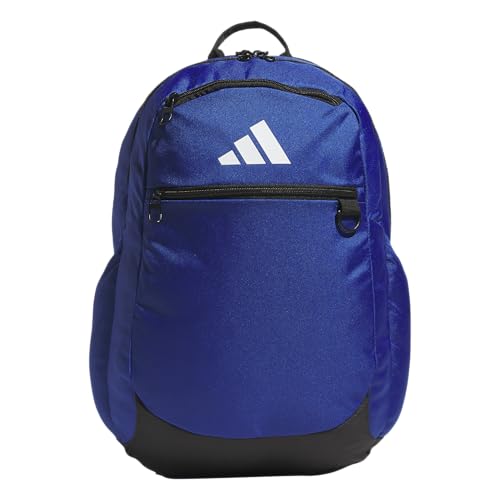 Image of adidas Striker 3 Team Sports Backpack - Daypack for Sports Gym Travel, 36L, Royal Blue, OSFA