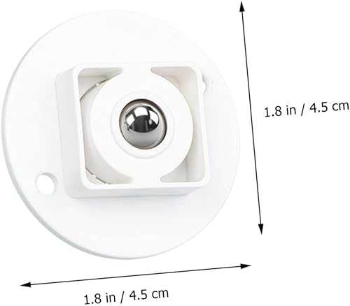 Miniatura 3 de DOITOOL Polea universal de 16 piezas en la parte inferior de la caja, basurero resistente, ruedas giratorias, ruedas para muebles, rodillos de