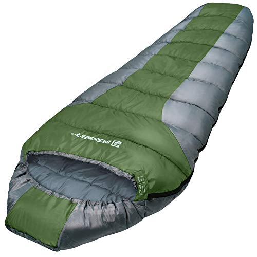 Bessport Sleeping Bag 3 Season Mummy Sleeping Bag Water Repellent Camping Sleeping Bag Lightweight for Camping, Hiking, Outdoor & Indoor