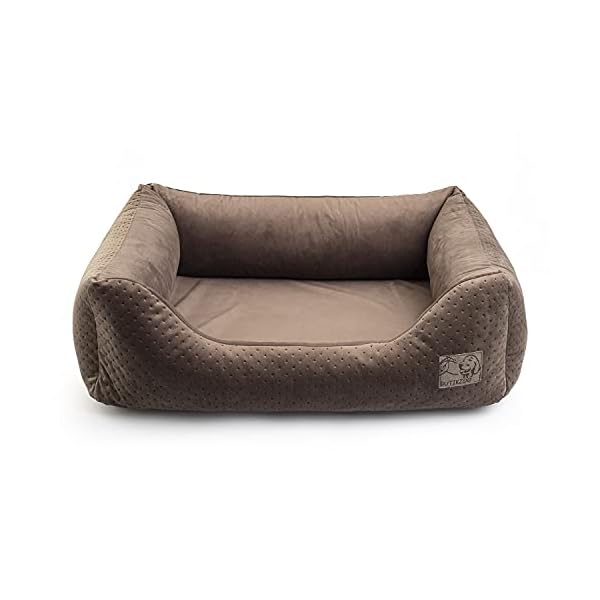 BOUTIQUE ZOO Exclusive Hundebett | Hundeliege, Hundekörbchen mit Kissen | Hundesofa für kleine, mittlere und große Hunde
