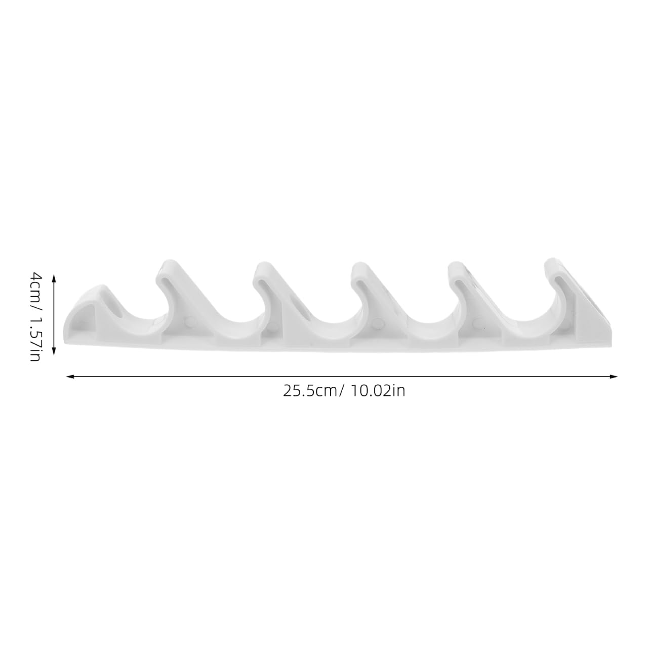 4 Pièces Support de Fixation en Nylon à 5 Niveaux pour Chaise Longue Pliante Extérieure Réglage d'angle Stable, pour Mobilier de Jardin et Terrasse