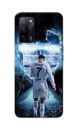 Image of Printed Hard Back Cover Case for Oppo A55 5G | Oppo A53s 5G | Oppo A54s Back Cover (Footbal Legend) -702