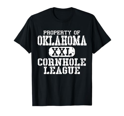 Camisetas Cornhole League - Propiedad de Oklahoma Beanbags Toss Camiseta