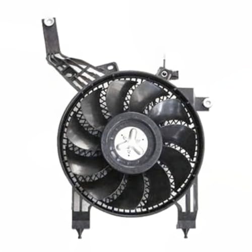 VioletLisa Radiator and Condenser Cooling Fan A/C Assembly for Toyota for Sequoia 4.7L 2008-2009 & 5.7L 2008-2017 & 4.6L 2010-2012 21652DV