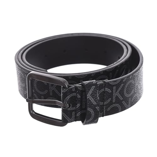 Ceinture Calvin Klein Casual Concise CV Mono 35MM en cuir noir pour homme