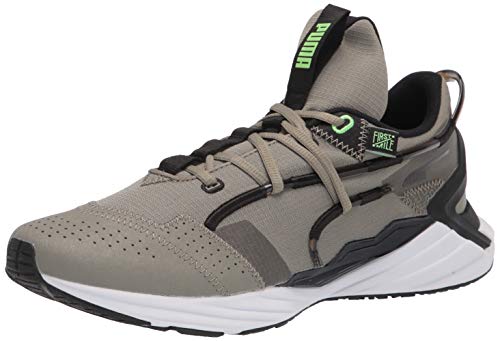 PUMA Men's Ultra TRILLER First Mile Cross Trainer, Vetiver-Elektro Green Black, 11.5