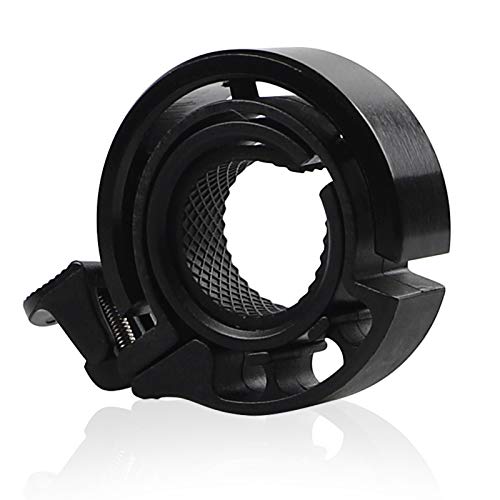 Owoda Timbre de Bicicleta, Anillo de aleación de Aluminio para Bicicleta, 90 dB Sonido Fuerte y Claro, para Scooter, Bicicleta de montaña, Bicicleta de Carretera, BMX, para Manillar de 22.2-31.8 mm