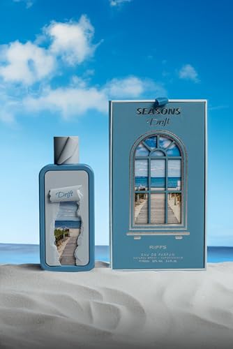 Image of RiiFFS Season Drift Eau De Parfum 100ml | Men's Long Lasting Perfume | Fresh Citrus, Pink Pepper & Amber | Sophisticated Day-to-Night Fragrance | Spray Bottle