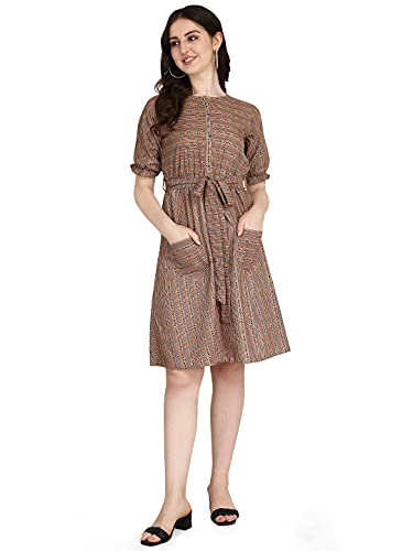 Image of GRECIILOOKS Women's A-Line Rayon Mini Dress