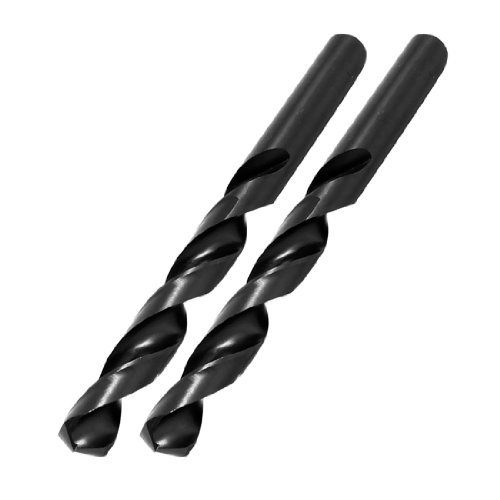 Aexit 11.9mm Dia Tool Holder Split Point 148mm Long HSS Spiral Twist Drilling Bit 2pcs Model:66as311qo450
