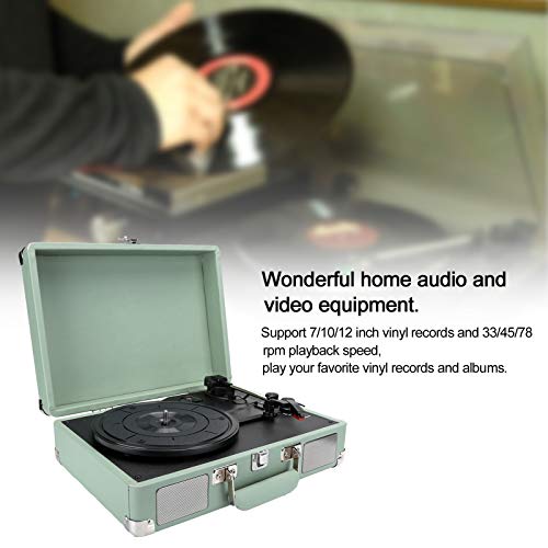 Fockety Tourne-Disque, Lecteur de phonographe Vintage Portable sans Fil Bluetooth à 3 Vitesses avec Haut-parleurs… - Les Beatles, Paul McCartney, John Lennon, RIngo Starr, George Harrison Fockety Tourne-Disque, Lecteur de phonographe Vintage Portable sans Fil Bluetooth à 3 Vitesses avec Haut-parleurs… – Image 3