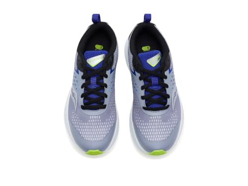 Saucony Ride Kdz Grey/Black/Blue 060 Width-M - image 2