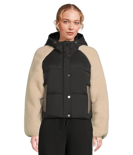 Amazon.com: UGG Women's Mykah Uggbraid Puffer Jacket Coat, Black