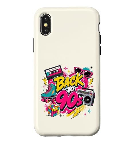 Back to 90s �m�X�^���W�A ���[���[�X�P�[�g ���W�J�Z 90�N�� �X�}�z�P�[�X iPhone X/XS �p