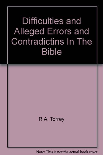 Difficulties in the Bible B000O2VYRC Book Cover