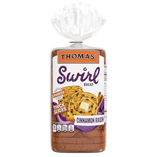 Thomas’ Cinnamon Raisin Swirl Bread, 16 Oz Cinnamon Raisin Bread Loaf