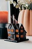 Salem Witch House Incense Burner - Halloween Decorations Indoor Incense Burner Ornament, Salem Witch House Decor for Home Kitchen Room Party Table Decor
