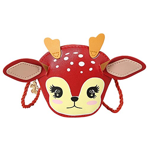 AUGEN Animal Shape Sling Bag Small Bags For Baby Girls and Kids Handbags Crossbody Sling Bags (Deer Red, 14cm) (B09QKRJBTV) Amazon Price History, Amazon Price Tracker
