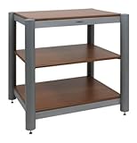 hifi rack ikea hack HiFi Rack 3 Ebenen Empire EC-03 HiFi-Rack Echtholzfurnier  Ausführungen: EC-03 CS  Farbe Rahmen/Rohre: Silber  Einlegebodendekor: Kirsche hell