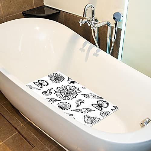 Tapis de bain pour baignoire antidérapant avec ventouses lavable machine - 6