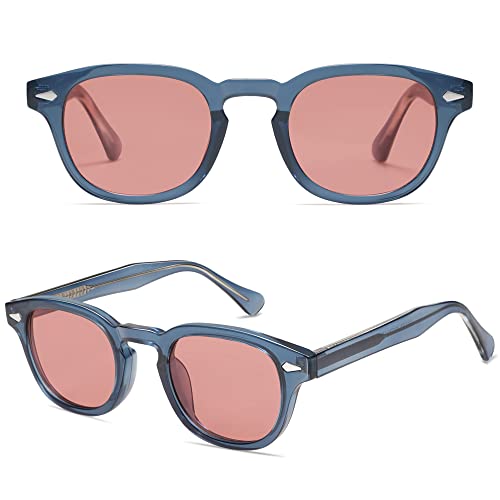 Image of SOJOS Retro Small Round Sunglasses for Men Women Trendy Circle Style UV400 Lenses Unisex Sun Glasses SJ2251